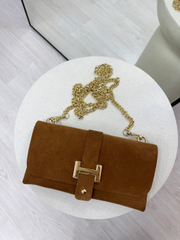 BOLSO CARTERA - H 100% PIEL MATERIAL